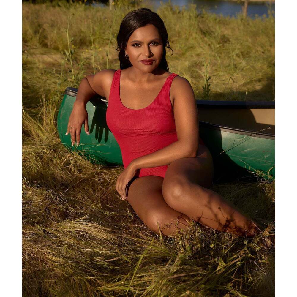 Andie The Ibiza One Piece - Eco Ribbed - Flame - Long Torso Size Ll